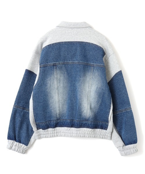 atmos girls コート アウター atmos pink Denim Docking Jacket