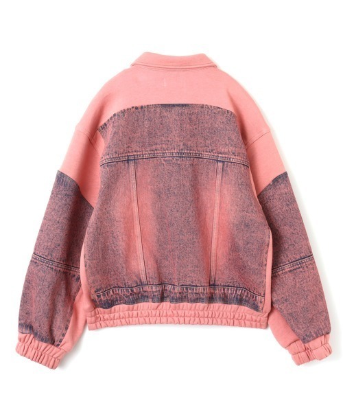 atmos girls コート アウター atmos pink Denim Docking Jacket
