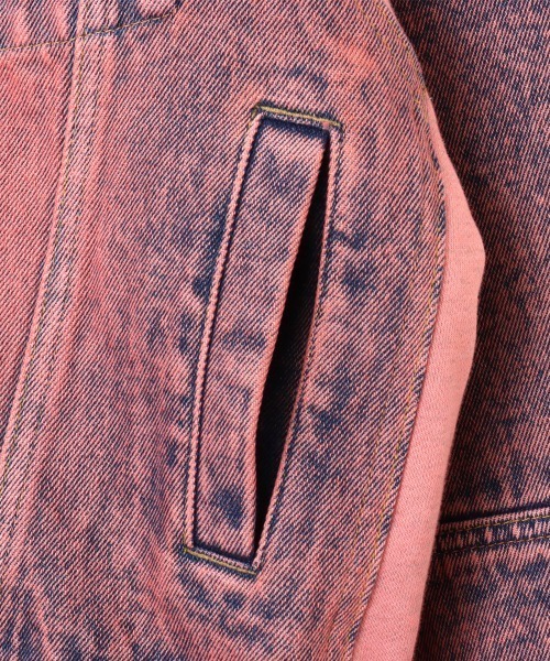 atmos girls コート アウター atmos pink Denim Docking Jacket