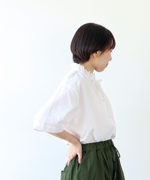 PAR ICI（パーリッシィ） ブラウス シャツ グランジウォッシュ