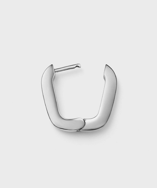4℃ HOMME+（ヨンドシーオムプラス） ピアス シルバー フープ ピアス