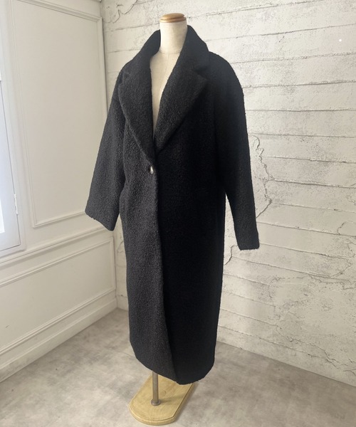 「Doula Doula」 チェスターコート FREE ブラック レディース_画像7