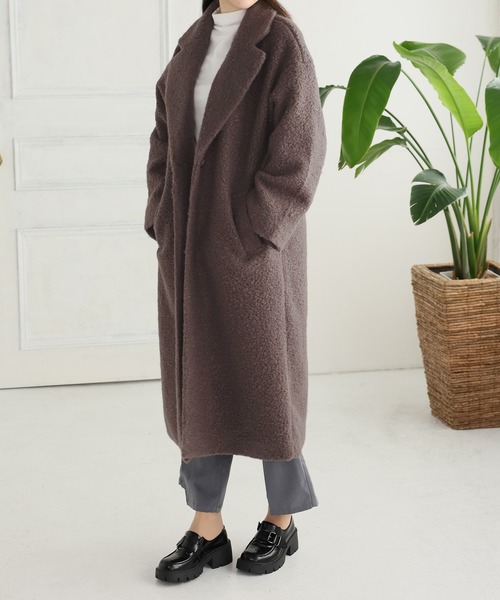 「Doula Doula」 チェスターコート FREE ブラック レディース_画像8