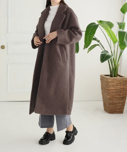 「Doula Doula」 チェスターコート FREE ブラック レディース_画像9