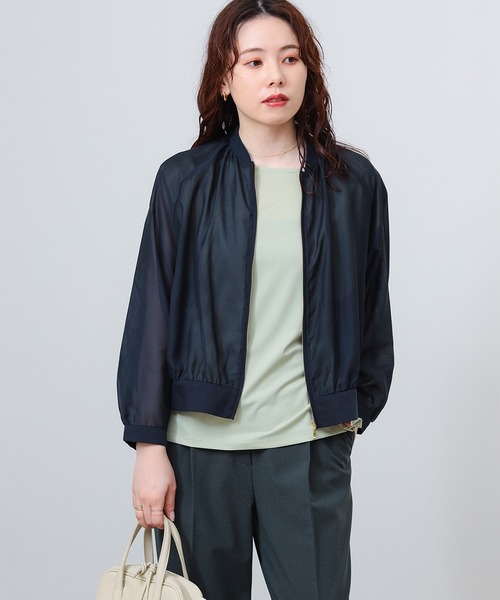 BEAMS HEART ブルゾン アウター 「3色展開」バックヨーク シアー
