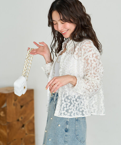 La boutique Bonbon ブラウス シャツ 「セットアップ可