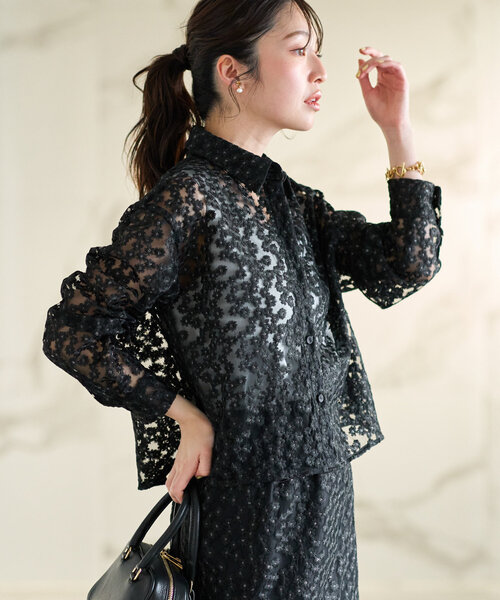 La boutique Bonbon ブラウス シャツ 「セットアップ可