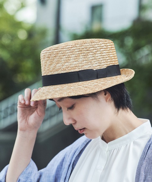 楽天市場】【特典あり】田中帽子店 ポークパイ型女優帽 Alice アリス