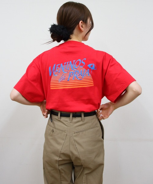 SHINZONEシンゾーン Tシャツ　レッド　日本製 THE SHINZONE tシャツ SHINZONE/シンゾーン メニノス ダ