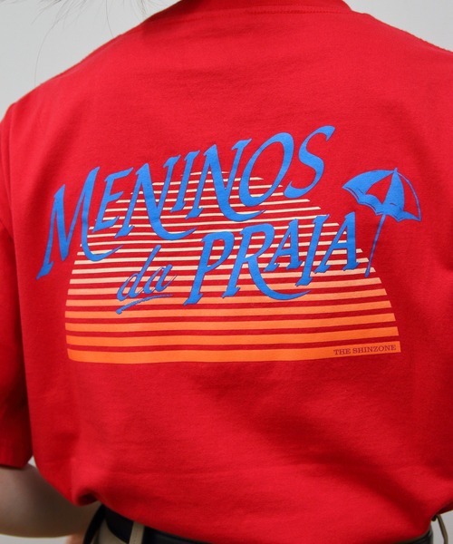 SHINZONEシンゾーン Tシャツ　レッド　日本製 THE SHINZONE tシャツ SHINZONE/シンゾーン メニノス ダ
