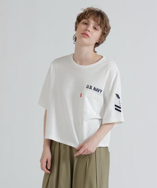 AVIREX（アヴィレックス） tシャツ 半袖 NAVAL POCKET SHORT T-SHIRT