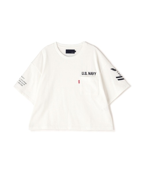 tシャツ NAVAL POCKET SHORT T-SHIRT/ネイバルポケット ショートティーシャツ レディース NAVAL POCKET SHORT T-SHIRT/ネイバルポケット ショートティー