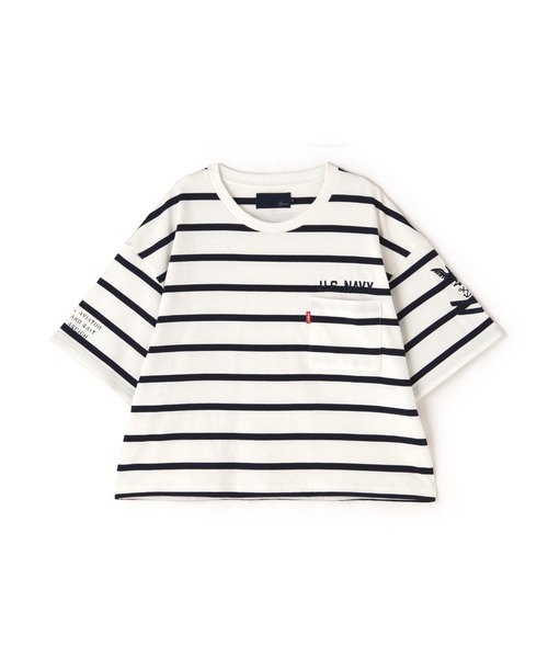 tシャツ NAVAL POCKET SHORT T-SHIRT/ネイバルポケット ショートティーシャツ レディース NAVAL POCKET SHORT T-SHIRT/ネイバルポケット ショートティー