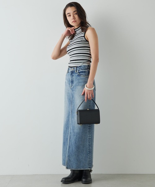 【Whim Gazette】デニムロングスカート size(38) Whim Gazette】デニムロングスカート 38サックスブルー