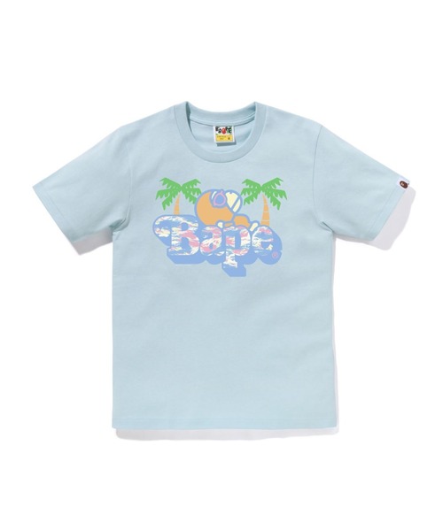 A BATHING APE（アベイシングエイプ） tシャツ 半袖 PALM TREE PATTERN