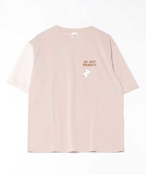 tシャツ 「Hi Hey Hoooo/ハイヘイホー」袖アニマルロンT アニマルシリーズ レディース LB/S tシャツ 「Hi Hey Hoooo/ハイヘイホー」袖アニマルTシャツ