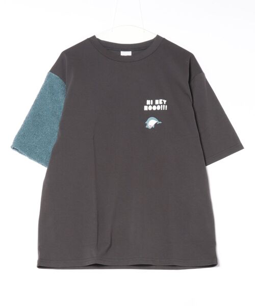tシャツ 「Hi Hey Hoooo/ハイヘイホー」袖アニマルロンT アニマルシリーズ レディース LB/S tシャツ 「Hi Hey Hoooo/ハイヘイホー」袖アニマルTシャツ