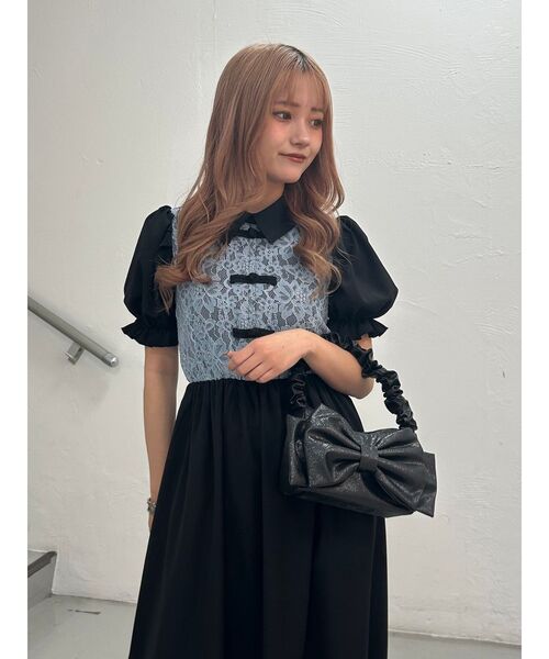 jouetie（ジュエティ） ワンピース レースドッキングチャイナ