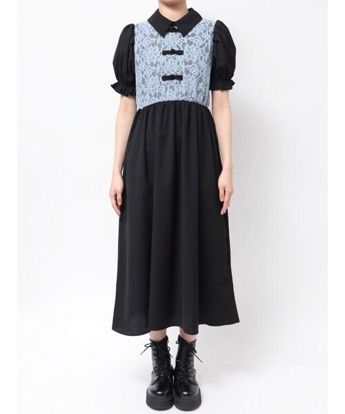 jouetie（ジュエティ） ワンピース レースドッキングチャイナ