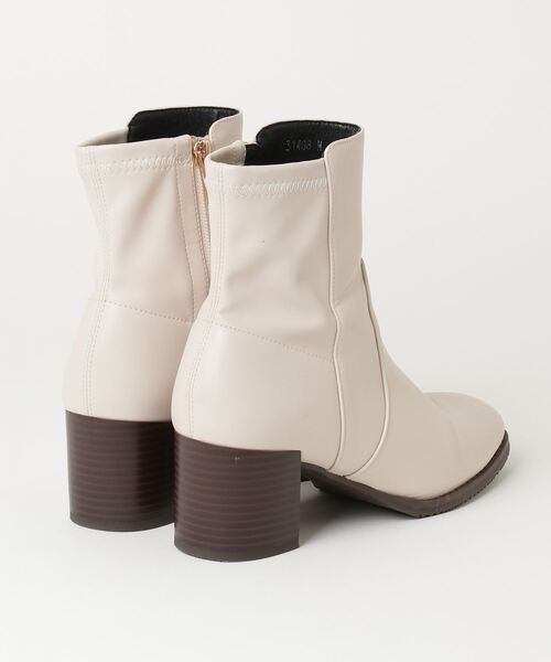 「ORiental TRaffic」 ショートブーツ M ホワイト レディース_画像2