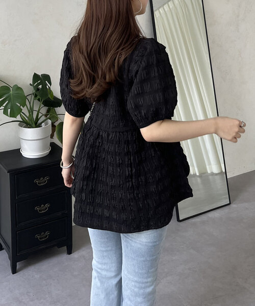 prose verse（プロズヴェール） ブラウス シャツ ポコポコギンガム