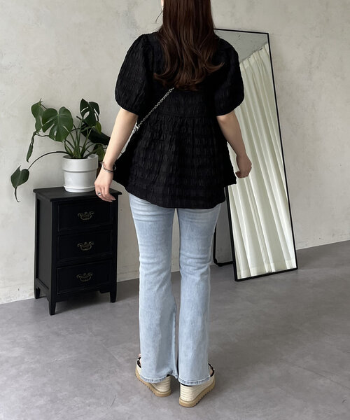 prose verse（プロズヴェール） ブラウス シャツ ポコポコギンガム