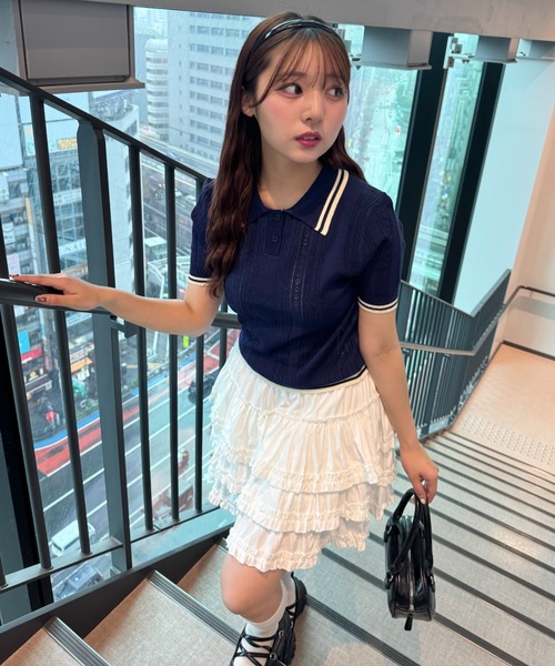 Loueme スカート トリアノンフリルミニスカパン : ZOZOTOWN Yahoo!店