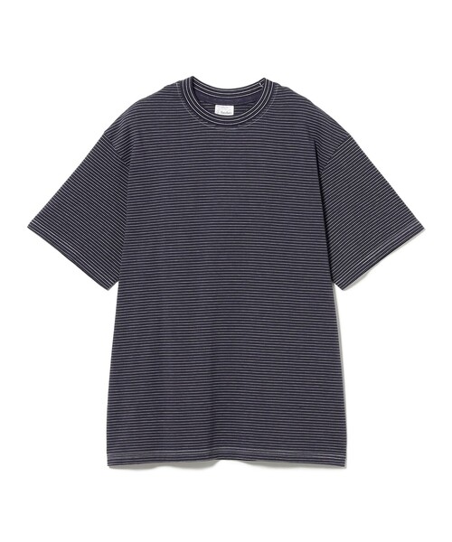 YONETOMI NEW BASIC（ヨネトミニューベーシック） ガーメントダイ ボーダーTシャツ / メンズ レディース ユニセックス トップス YONETOMI NEW BASIC（ヨネトミニューベーシック） ガーメント