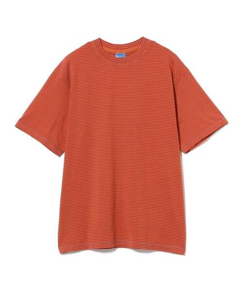 Yonetomi NEW BASIC tシャツ / ガーメントダイ ボーダー Tシャツ