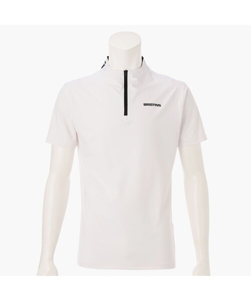 BRIEFING tシャツ MEN'S NECK LOGO HALFZIP SHIRT メンズ