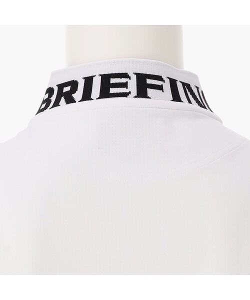 【美品】BRIEFING バックロゴ　ハーフジップシャツ 美品】BRIEFING バックロゴ ハーフジップシャツ