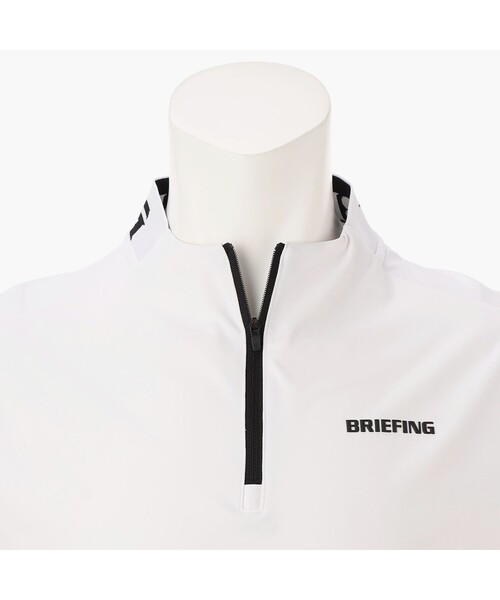 BRIEFING tシャツ MEN'S NECK LOGO HALFZIP SHIRT メンズ
