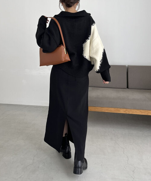 トップス CAPRICIEUX LE'MAGE CAPRICIEUX LE'MAGE（カプリシューレマージュ） 長袖ニット FREE