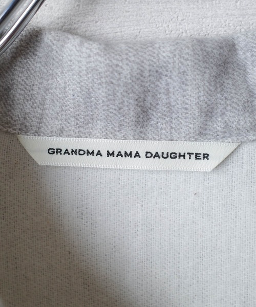 ブラウス シャツ 「KATO' / GRANDMA MAMA DAUGHTER」222 ワタモウフ ラウンドカラーシャツ レディース メンズ GRANDMA MAMA DAUGHTER ブラウス シャツ 「KATO' / DAUGHTER