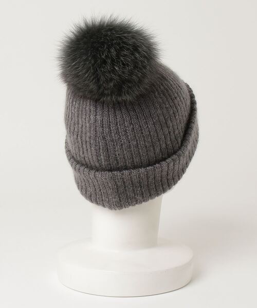 「CA4LA」 ニットキャップ ONESIZE グレー レディース_画像2