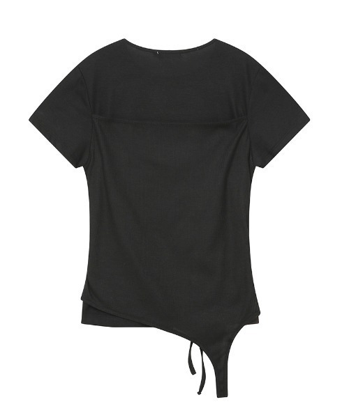 ★Miseki SEOUL★ String layered knit top【送料込/関税込】 Miseki SEOUL tシャツ String layered knit top レディース