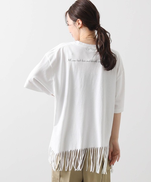 SALE 半袖ロングロゴTシャツ Boutique Ordinary ブティークオーディナリー レディース SALE 30%OFF】[BO25-141T]Boutique Ordinary(ブティーク