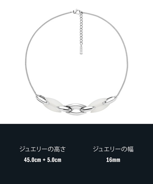 DIESEL ネックレス ディーゼル アクセサリー メンズ シルバー