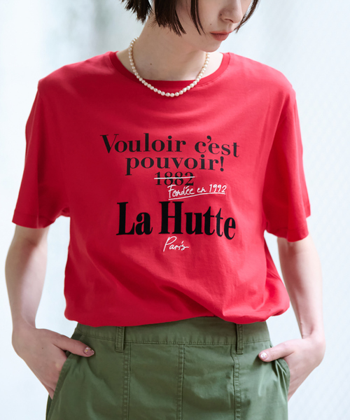 Rouge vif la cle（ルージュヴィフラクレ） tシャツ 別注「La Hutte