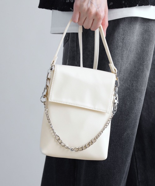 SOCCE ショルダーバッグ 2way合皮ミニショルダーバッグ メンズ