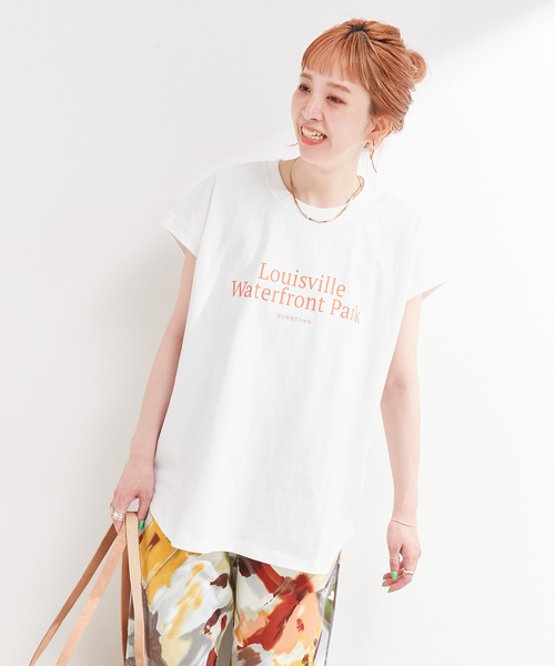 tシャツ フレンチスリーブコンビTシャツ レディース coca tシャツ フレンチスリーブテールカットTシャツ レディース