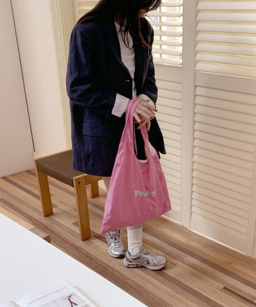 未使用に近い　COACH ピンク ストライプ トートバッグ COACH ピンク トートバッグ ストライプ - メルカリ