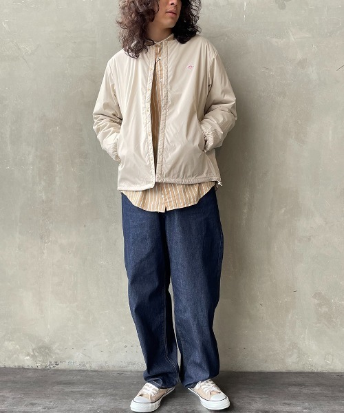 DANTON ベージュジャケット Danton 「DANTON」 ノーカラージャケット M ベージュ レディース