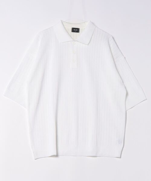 「ankoROCK」 「GLEE」半袖ニット ONE SIZE ブラック メンズ_画像3