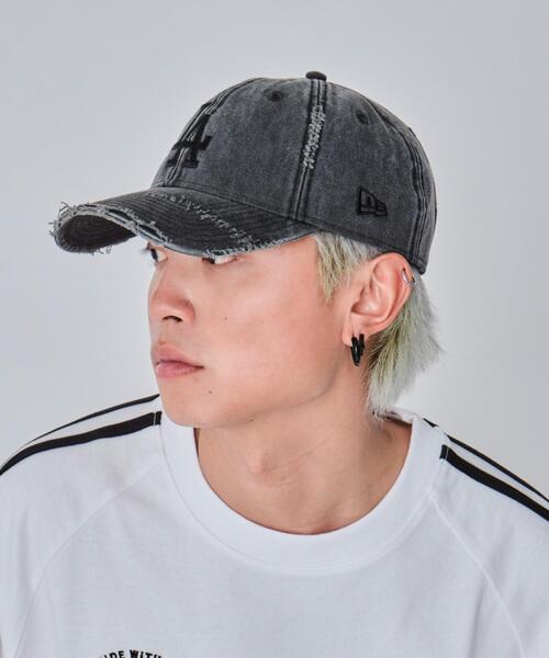 NEW ERA（ニューエラ） キャップ 帽子 WEGO/NEWERA別注 9FORTY damage