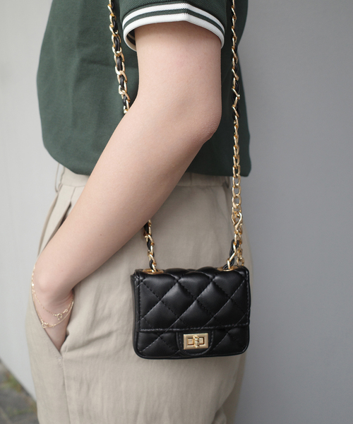 SLOBE IENA ショルダーバッグ バッグ キルティング2WAY BAG