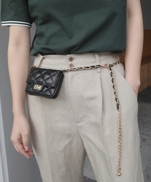 SLOBE IENA ショルダーバッグ バッグ キルティング2WAY BAG