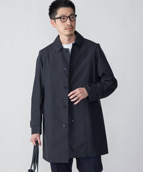 +phenix / GORE-TEX 中綿ステンカラーコート ネイビー Sサイズ phenix（プラスフェニックス） ステンカラーコート コート 「WEB限定