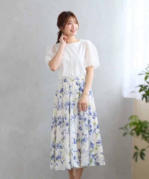 Rose Tiara（ローズティアラ） スカート 「セットアップ対応」フラワー