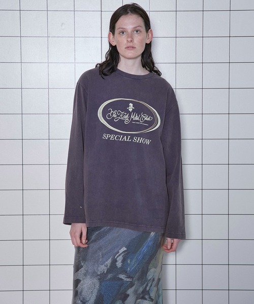 「MAISON SPECIAL」 長袖カットソー FREE ネイビー レディース